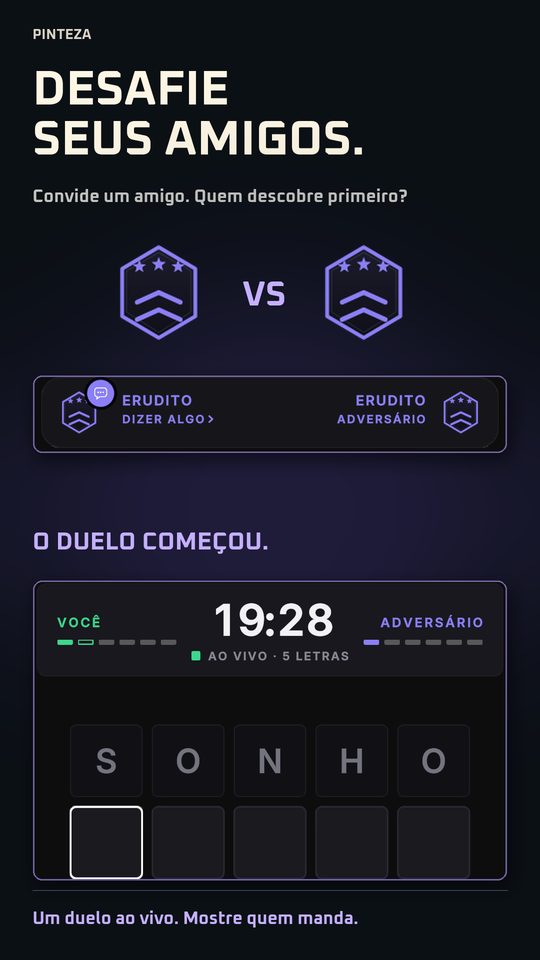 Um duelo Duo: dois Eruditos frente a frente e a corrida ao vivo